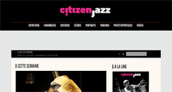 Desktop Screenshot of citizenjazz.com